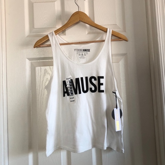 Amuse society white top - Picture 2 of 5